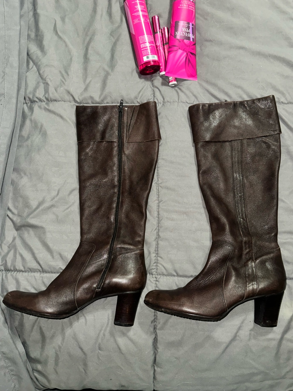 Women's Talbot Brown Leather Knee High Soft Leather Boots